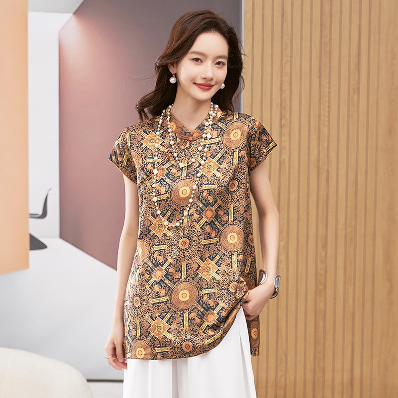 Women's Blouse Short Sleeve Ro - Blouses review and price
