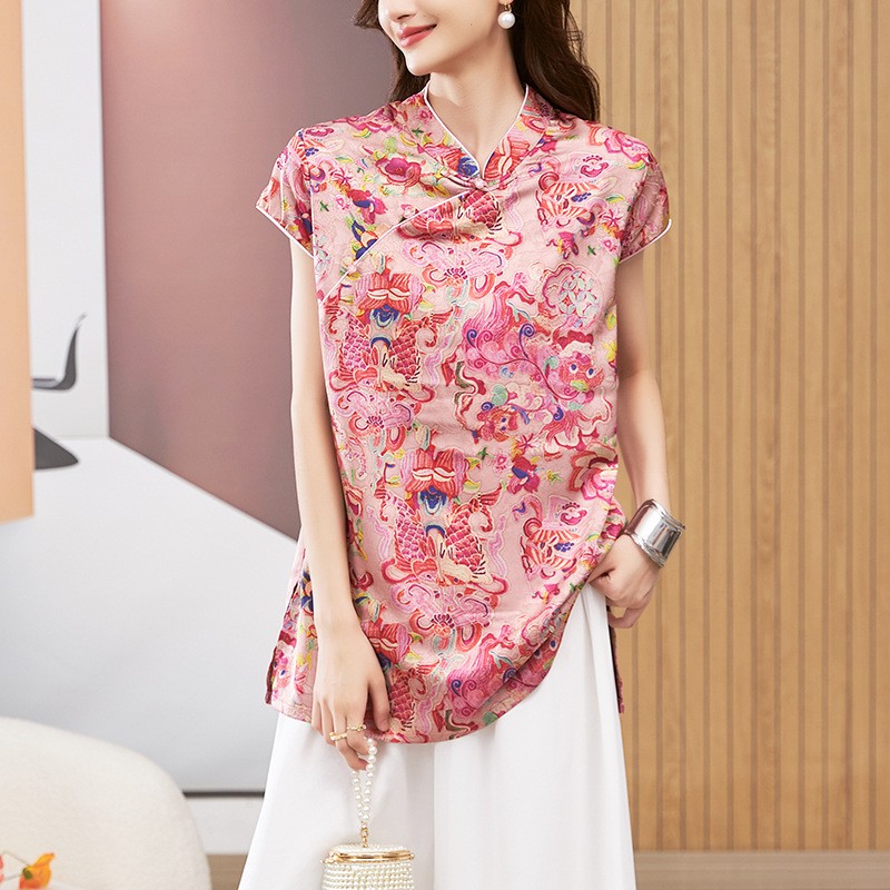Women's Blouse Short Sleeve Ro - Blouses review and price