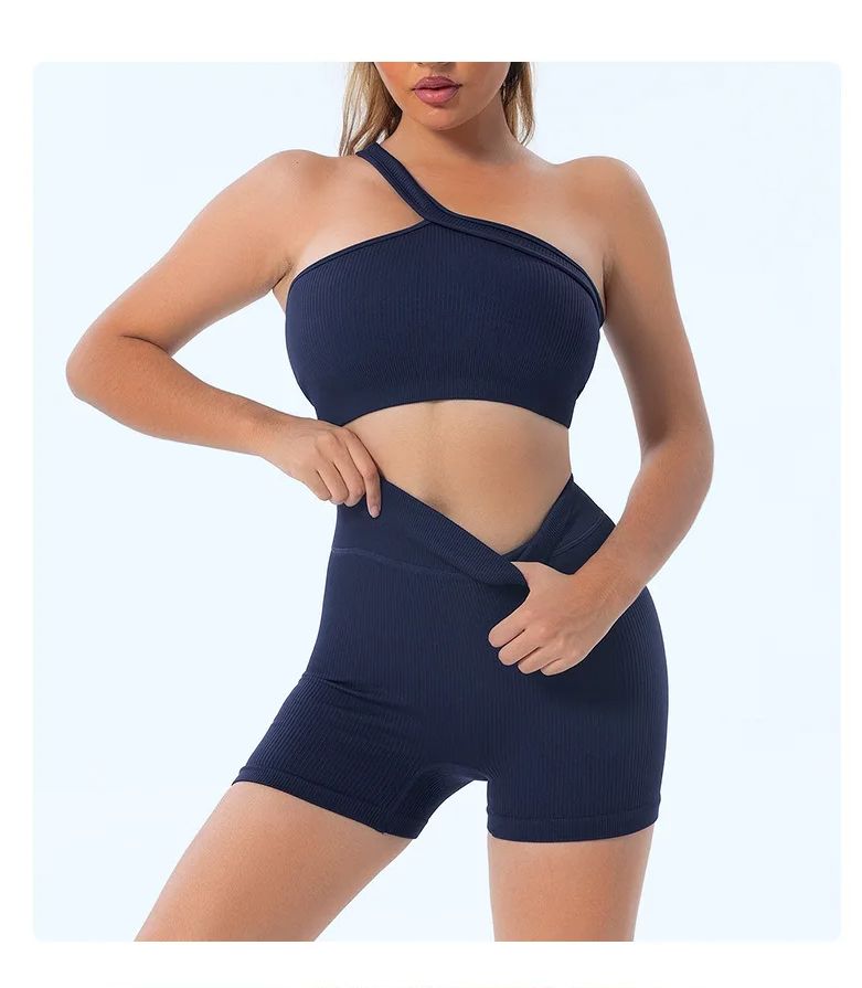 Women One Shoulder Ribbed Spor - Seamless Ribbed Workout Tank Top review and price