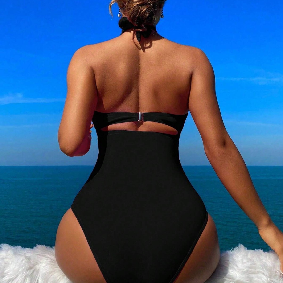 Women Swimsuit Halter Neck Sol - Swimwear review and price