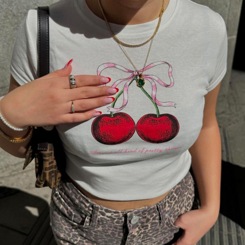 Women y2k Crop Tops Summer Clo - Y2K Graphic Baby Tee Crop review and price