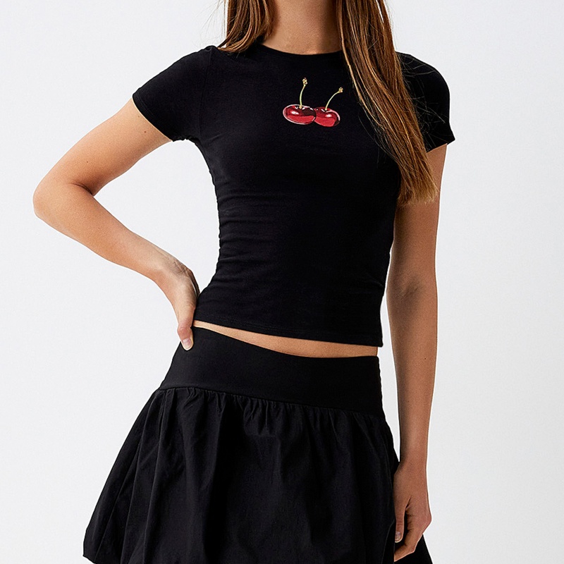 Women y2k Crop Tops Summer Clo - Y2K Graphic Baby Tee Crop review and price