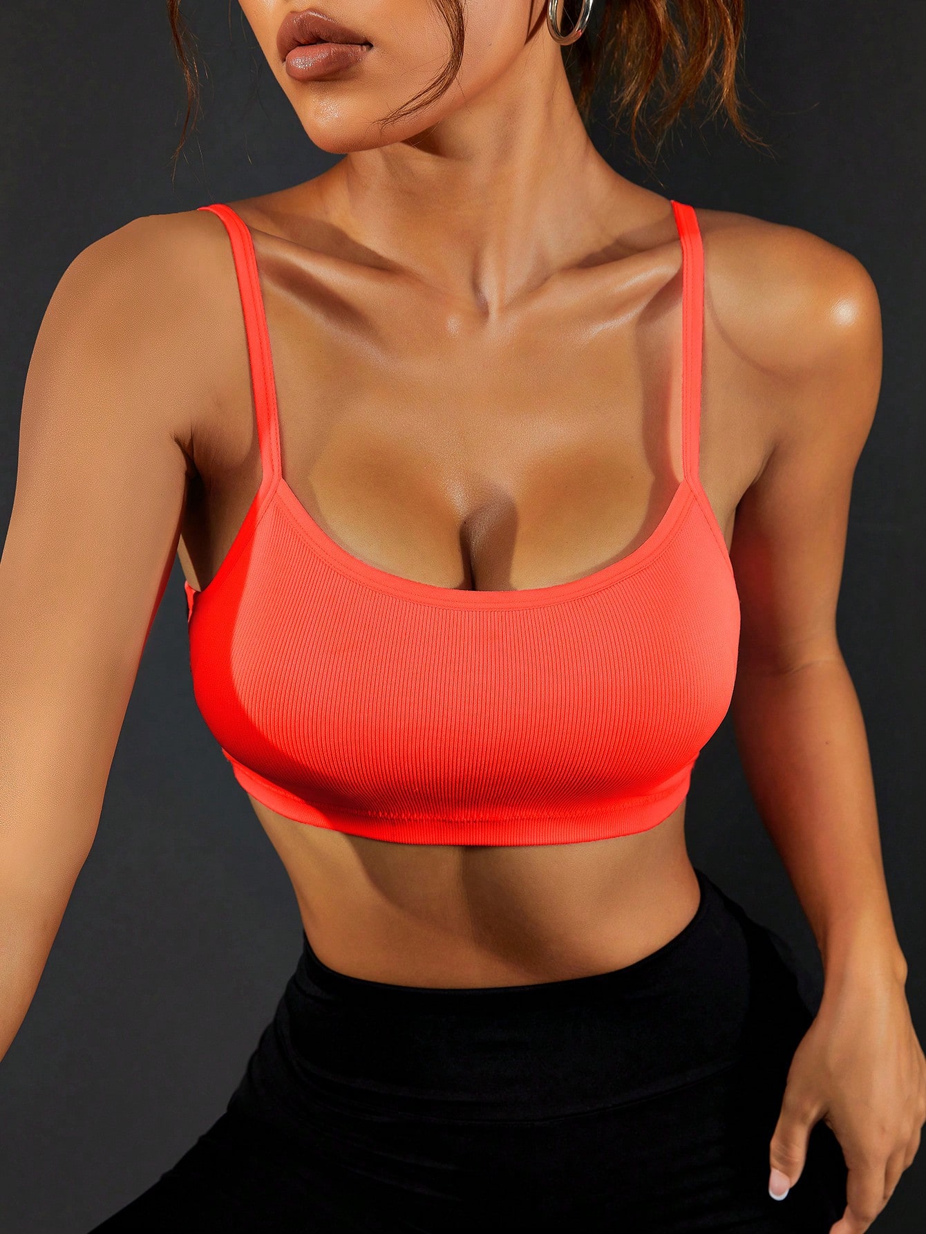Women Ribbed Thin Strap Sports - Seamless Ribbed Workout Tank Top review and price