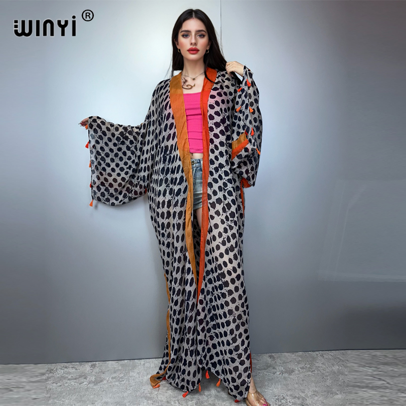 WINYI Summer Outfit Kimono Ame - Boho Summer Beach Maxi Dress review and price