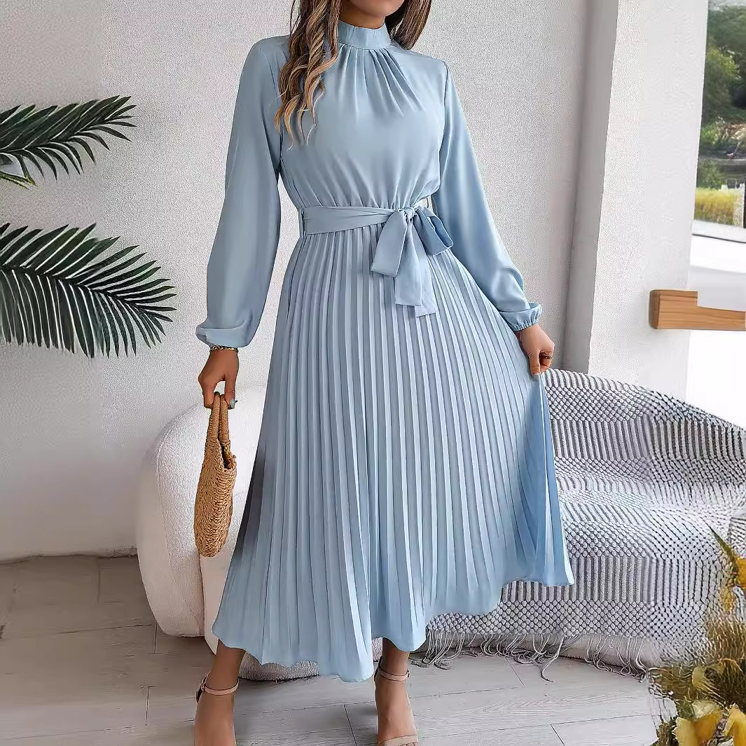 2025 Elegant Long Sleeve Fashi - French Vintage Floral Midi Dress review and price