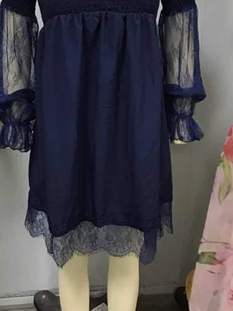 Off Shoulder Lace Mini Dress S - Off Shoulder Puff Sleeve Sundress review and price