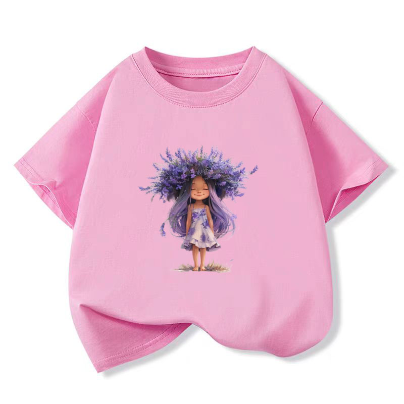 New Y2K Tops Lavender girl Gra - Y2K Graphic Baby Tee Crop review and price