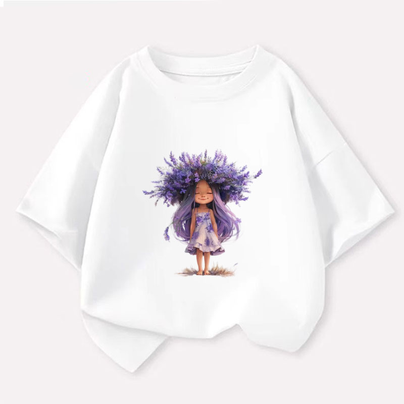 New Y2K Tops Lavender girl Gra - Y2K Graphic Baby Tee Crop review and price
