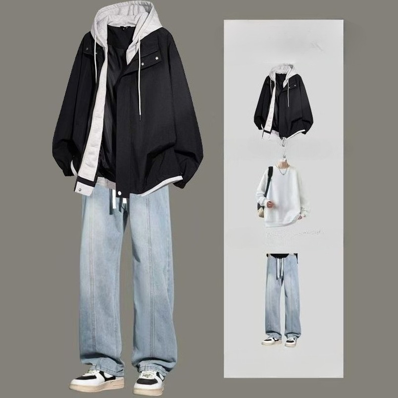 Men American High Street Hoode - Jeans review and price