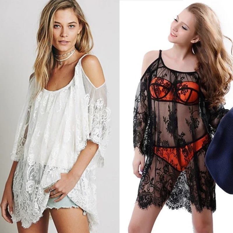 Women Sexy Lace Crochet Cover  - Boho Summer Beach Maxi Dress review and price
