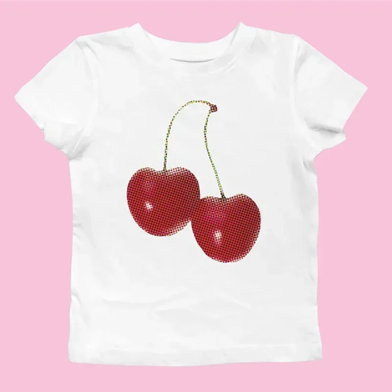 Aesthetic Summer Baby Tee Stre - Y2K Graphic Baby Tee Crop review and price