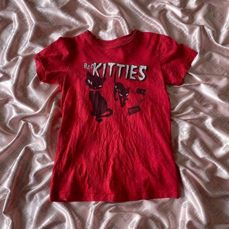 Y2K Grunge Cyber Goth Tee Vint - Y2K Graphic Baby Tee Crop review and price
