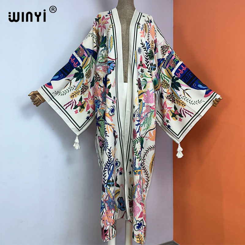 WINYI kimono new boho beach su - Boho Summer Beach Maxi Dress review and price