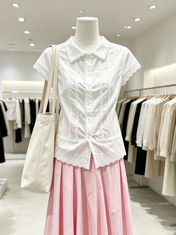 Elegant plus Size Women's Summ - Korean Style A Line Shirt Dress review and price