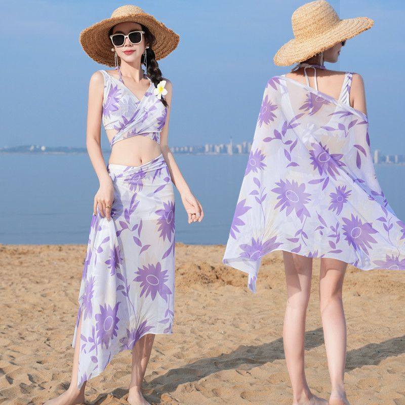 New Fashion Triangle Bikini 3P - Skirts review and price