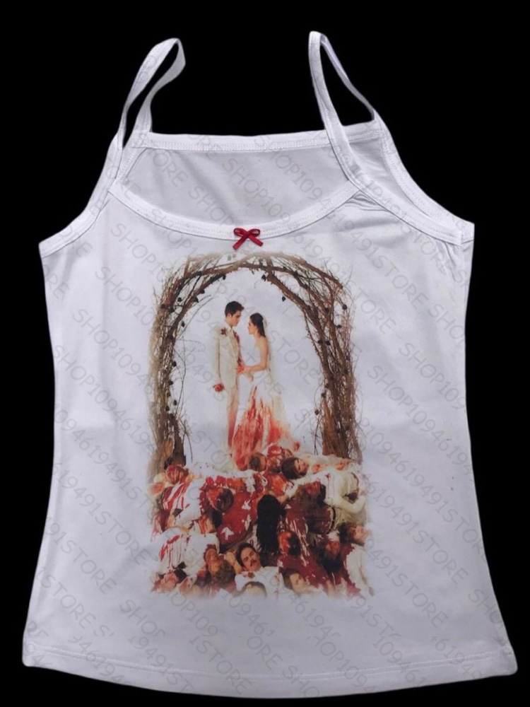 Anime Graphics Camisole Grunge - Y2K Graphic Baby Tee Crop review and price