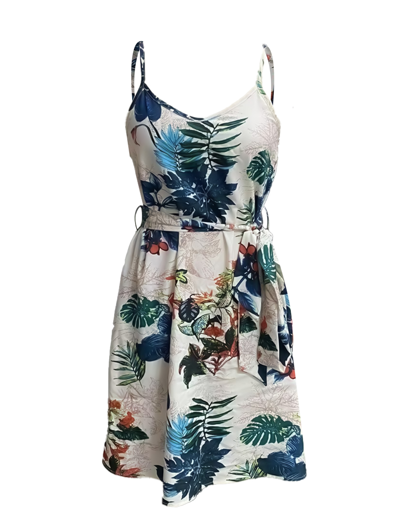 A Bohemian-Style Women's Belt  - French Vintage Floral Midi Dress review and price