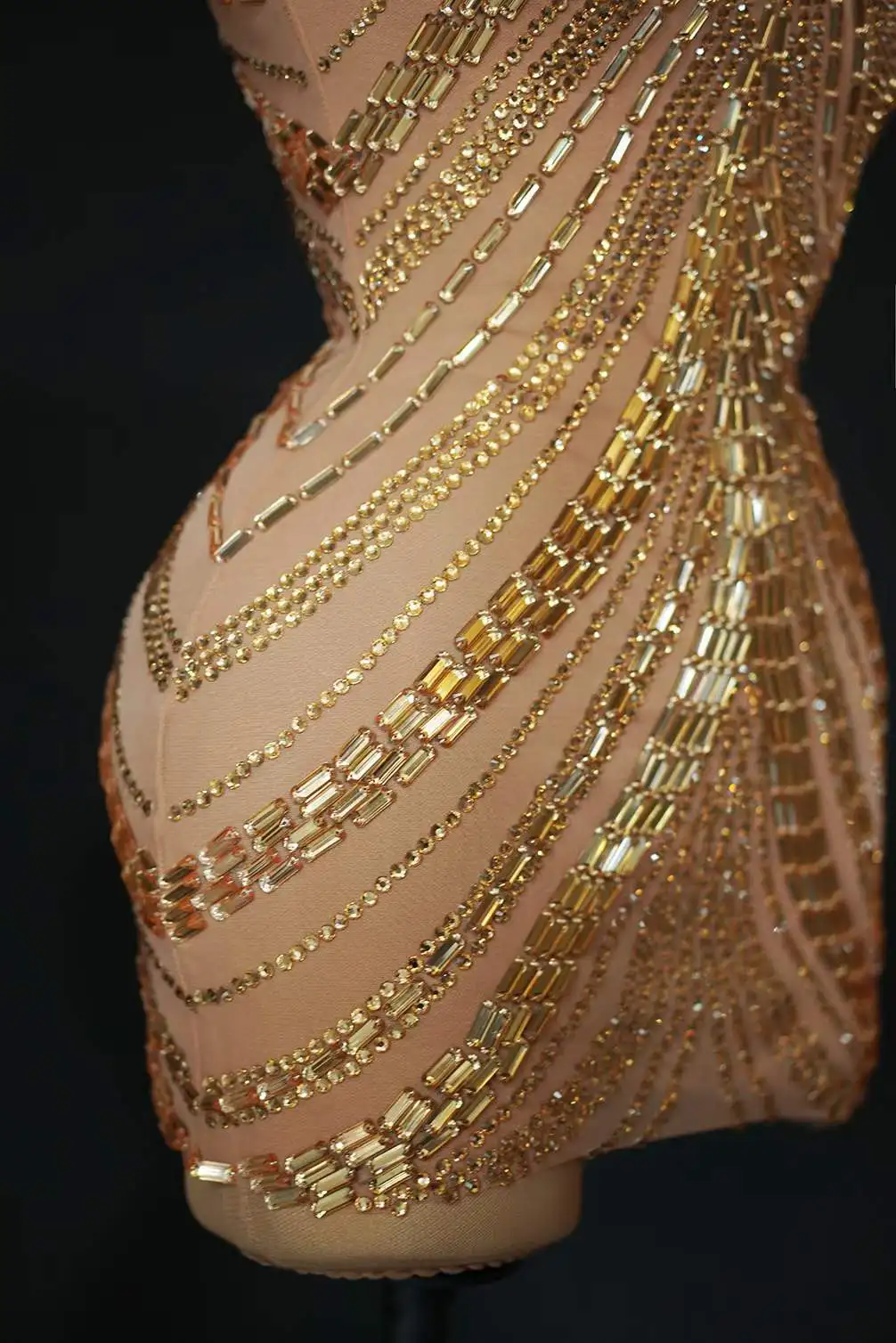 Sparkly Dress Women Stretch Rh - Sparkly Rhinestone Club Party Dress review and price